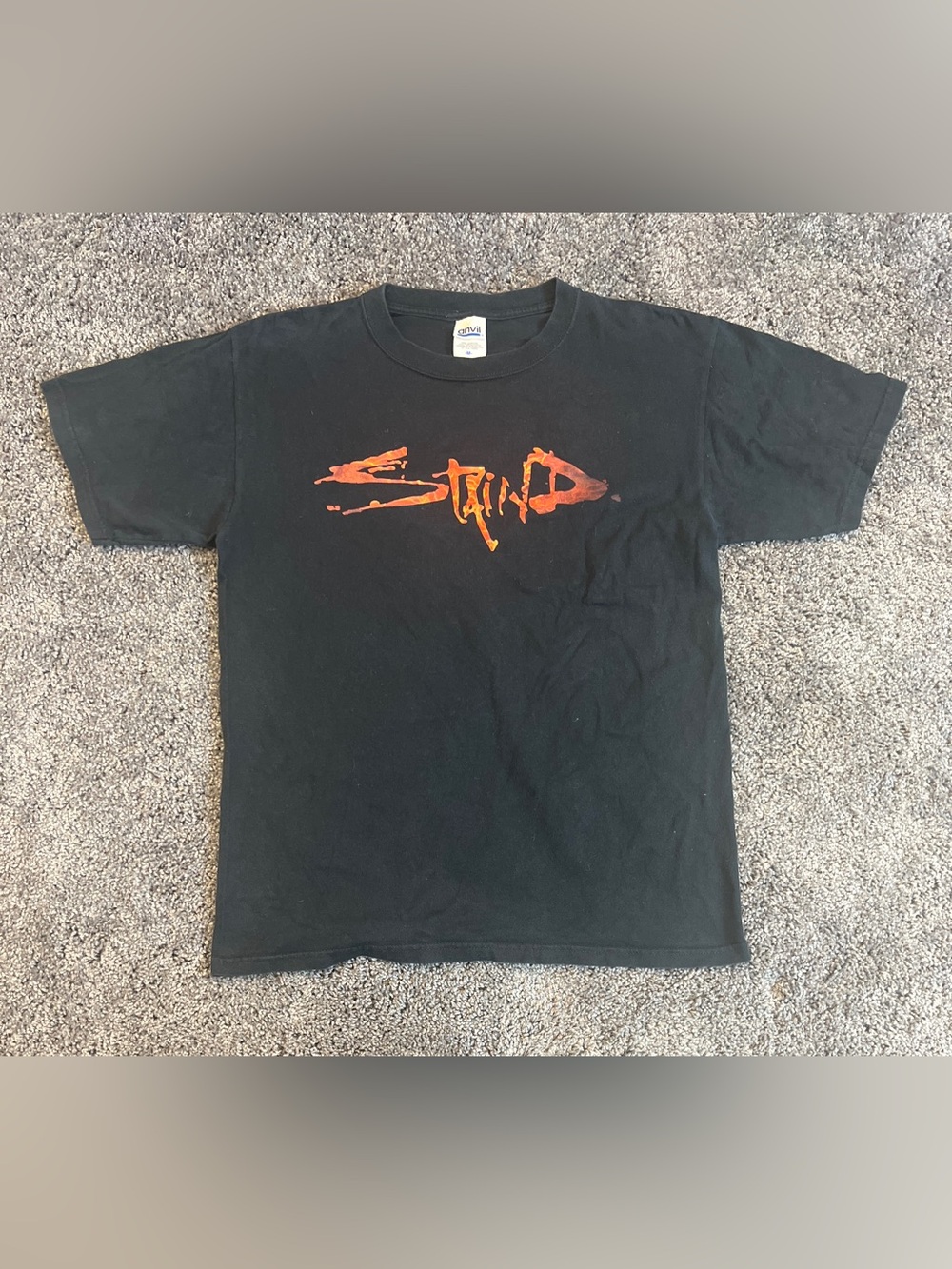 Vintage Staind Dysfunctional Fan Club Tshirt Men’s Medium Concert Tour Anvil